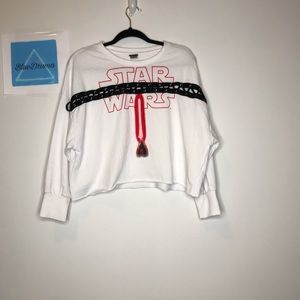~Star Wars Red, white and black long sleeved shirt